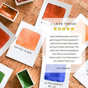 Natural Earth Paint - Natural Watercolor Kit - The Merri Artist - merriartist.com