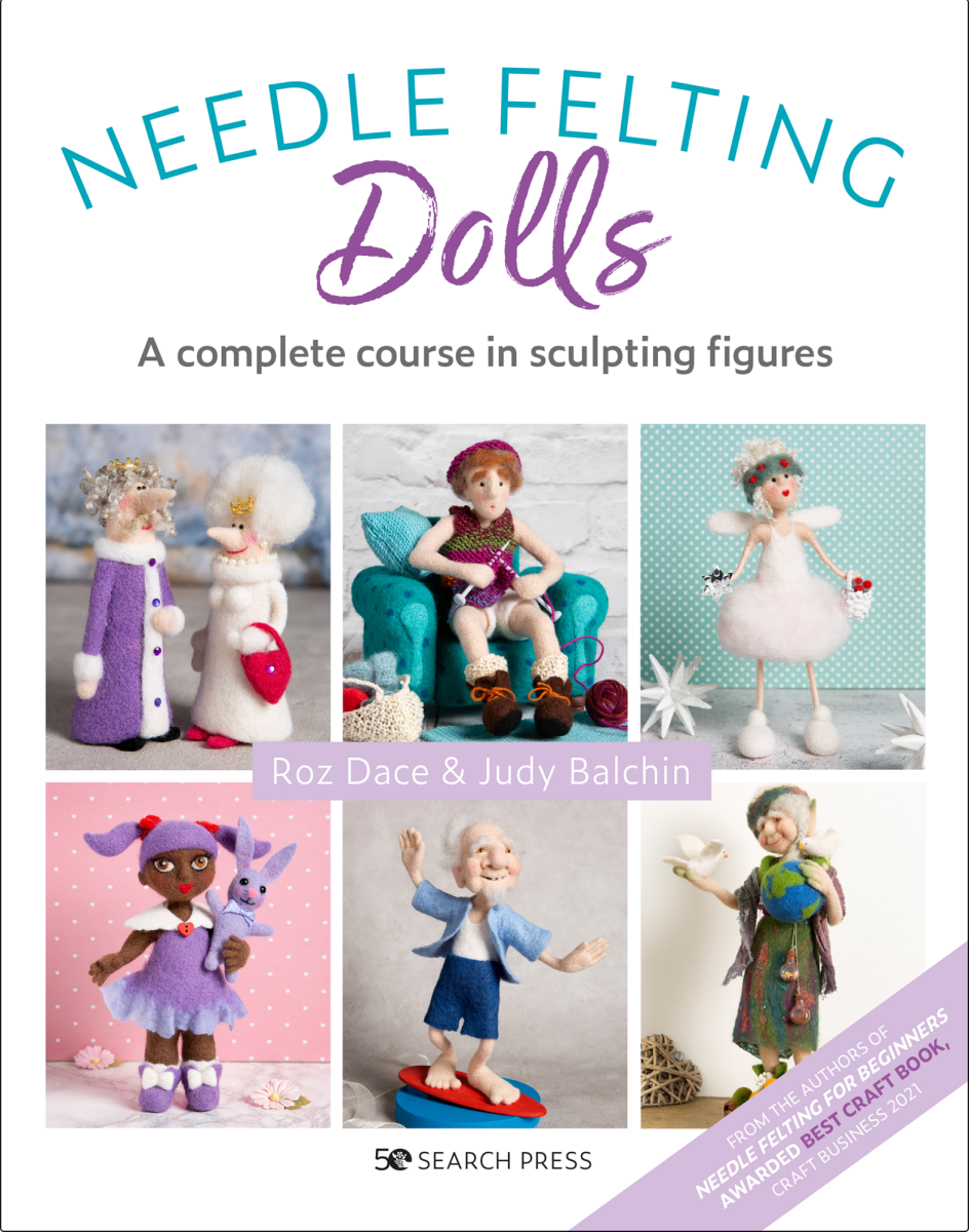 Needle Felting Dolls by Roz Dace Judy Balchin - The Merri Artist - merriartist.com