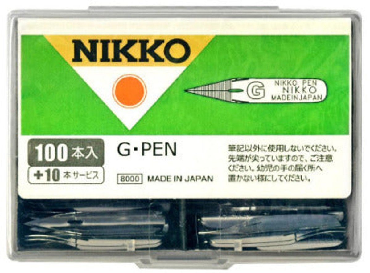 Nikko G Nibs Box of 100 - The Merri Artist - merriartist.com