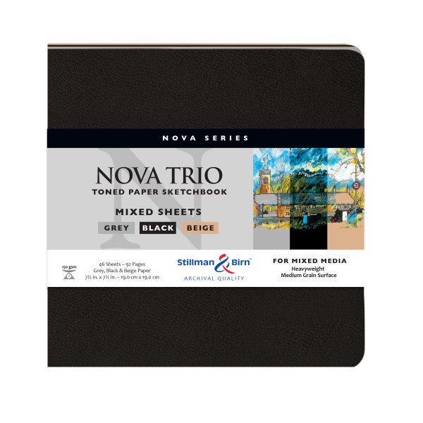 Nova Softcover 7.5X7.5 Trio - 46 Sheets - The Merri Artist - merriartist.com