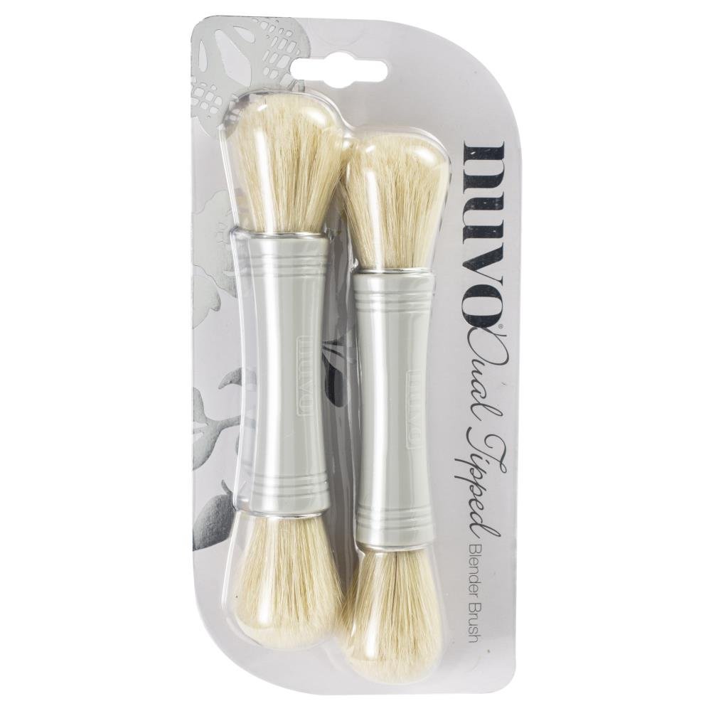 Nuvo Dual Ended Blender Brush - The Merri Artist - merriartist.com