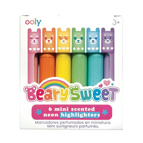 OOLY - Beary Sweet Mini Scented Highlighters - The Merri Artist - merriartist.com