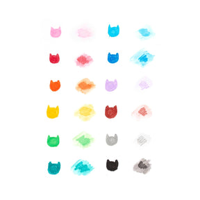 OOLY - Cat Parade Gel Crayons - Set of 12 - The Merri Artist - merriartist.com