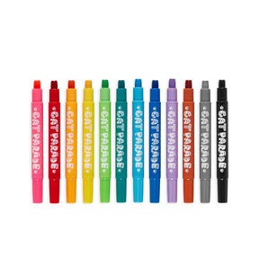 OOLY - Cat Parade Gel Crayons - Set of 12 - The Merri Artist - merriartist.com
