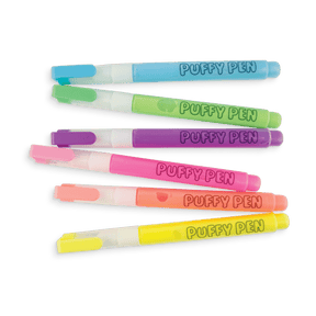 OOLY - Magic Neon Puffy Pens - The Merri Artist - merriartist.com