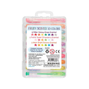 OOLY - Mini Doodlers Fruity Scented Gel Pens - Set of 20 - The Merri Artist - merriartist.com