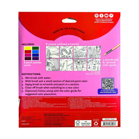OOLY - Scenic Hues D.I.Y. Watercolor Kit Desert Getaway - The Merri Artist - merriartist.com