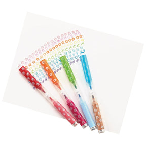 OOLY - Stampables Double - Ended Stamp & Brush Markers: Set of 18 - The Merri Artist - merriartist.com