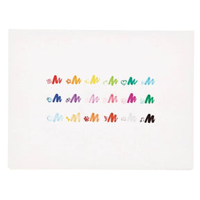 OOLY - Stampables Double - Ended Stamp & Brush Markers: Set of 18 - The Merri Artist - merriartist.com