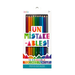 OOLY - Un - Mistake - Ables! Erasable Colored Pencils - The Merri Artist - merriartist.com