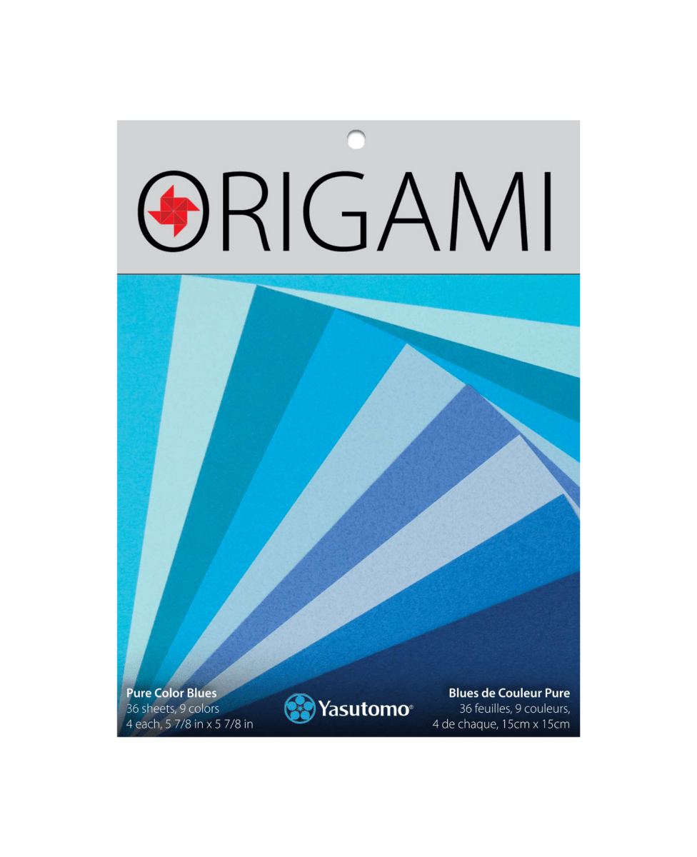 Origami PURE Blues 9 Colors 36 Sheets - The Merri Artist - merriartist.com