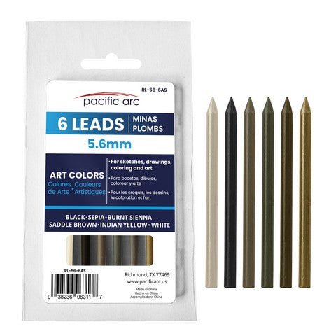 Pacific Arc 5.6mm Lead 6 piece Sets - Colored - The Merri Artist - merriartist.com