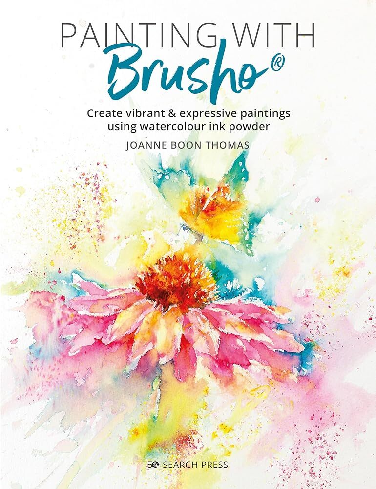 Painting with Brusho: Create vibrant & expressive paintings using watercolour ink powder - The Merri Artist - merriartist.com