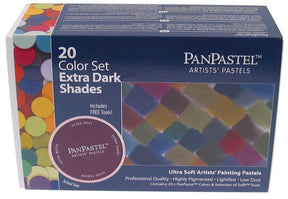 PanPastel 20 Color Set - Extra Dark Shades - The Merri Artist - merriartist.com