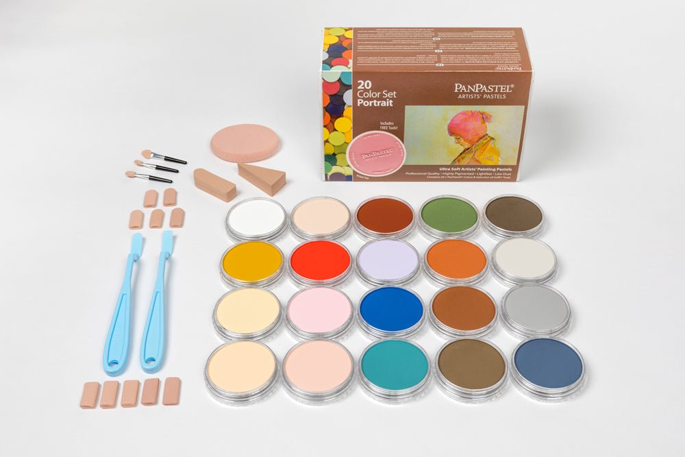 PanPastel 20 Color Set - Portrait - The Merri Artist - merriartist.com