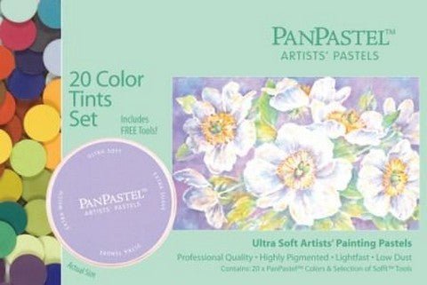 PanPastel 20 Color Set - Tints - The Merri Artist - merriartist.com