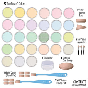 PanPastel 27 Color Set - Tints (new in 2025) - The Merri Artist - merriartist.com