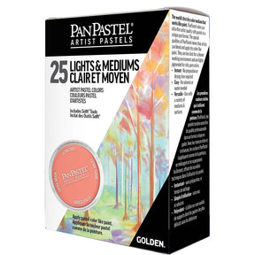 PanPastel Set - 25 Light and Medium Colors - The Merri Artist - merriartist.com