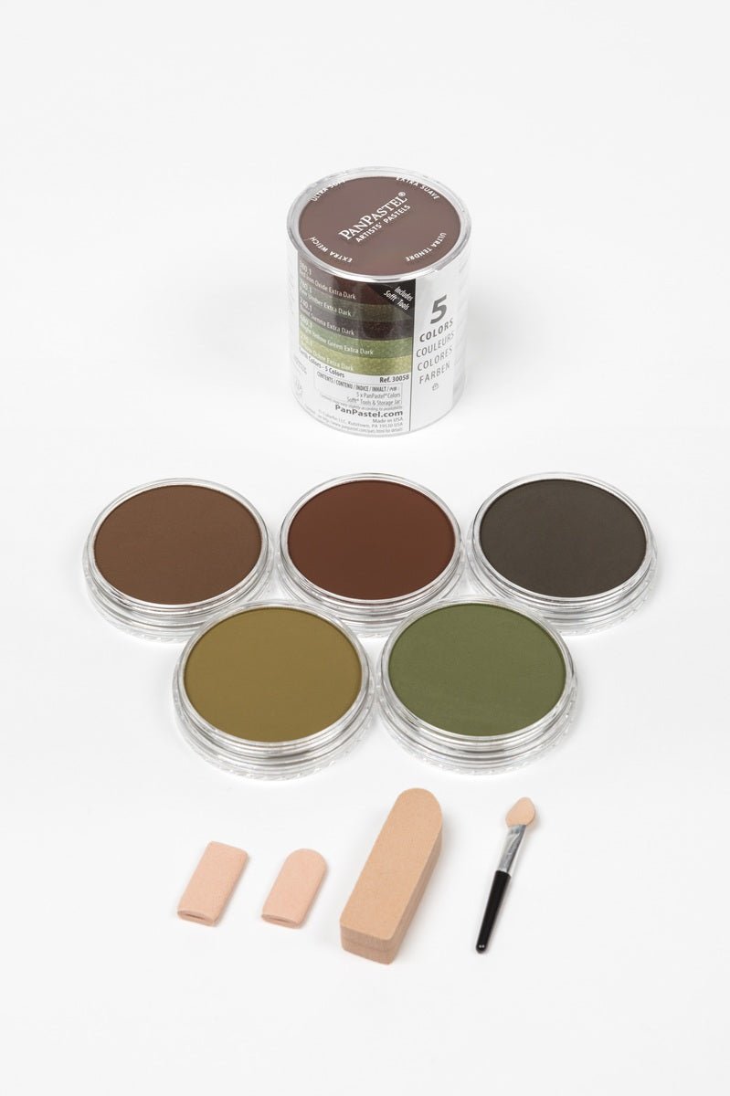 PanPastel Set - 5 Color Set - Earth - The Merri Artist - merriartist.com