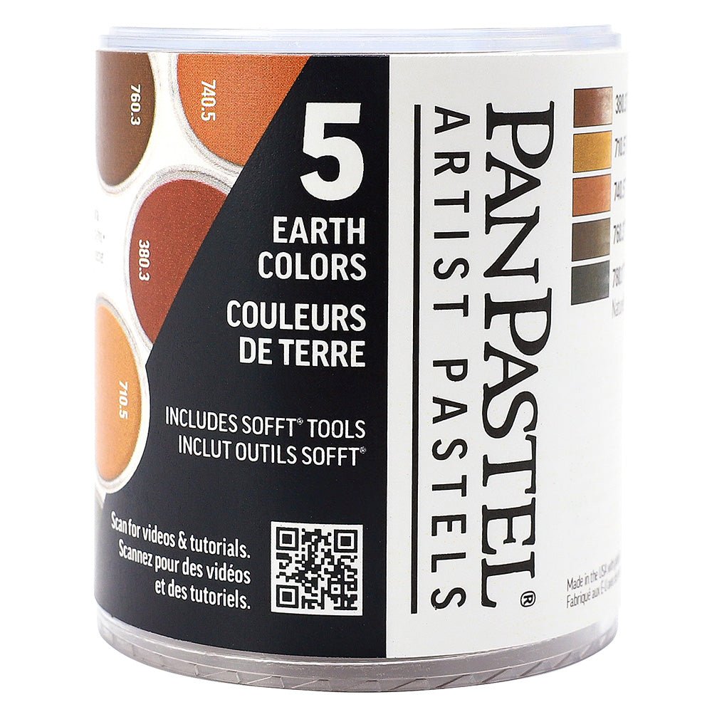 PanPastel Set - 5 Color Set - Earth - The Merri Artist - merriartist.com