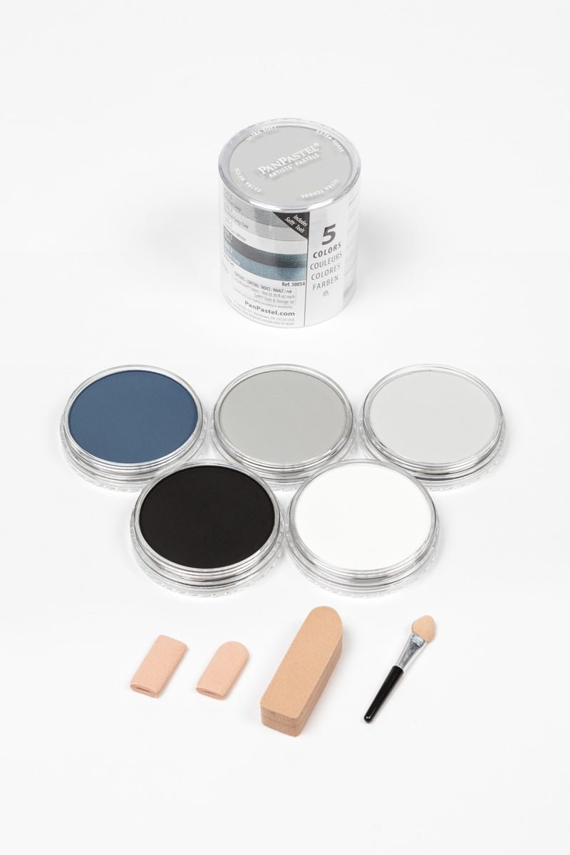 PanPastel Set - 5 Color Set - Grays - The Merri Artist - merriartist.com