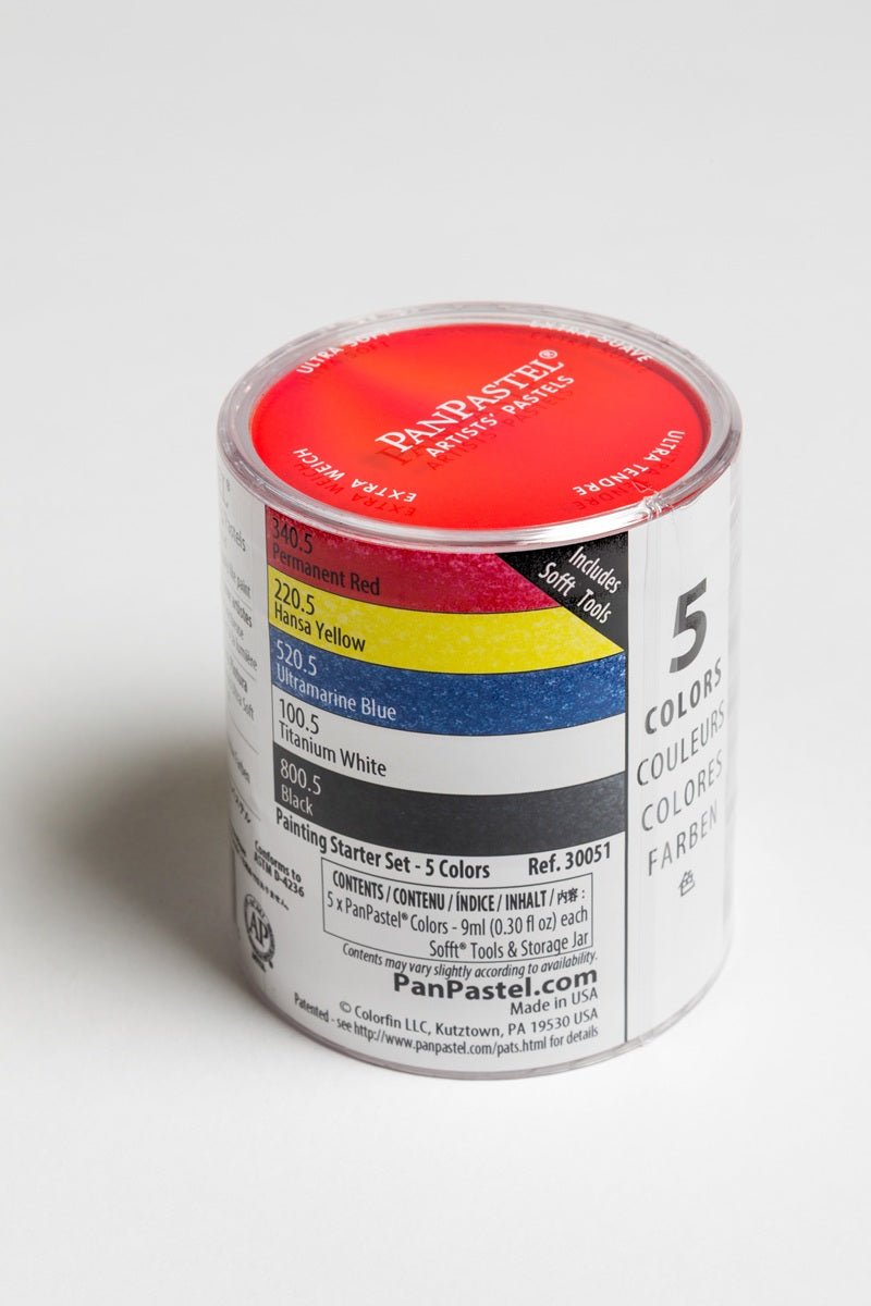 PanPastel Set - 5 Color Set - Starter Painting Colors - The Merri Artist - merriartist.com