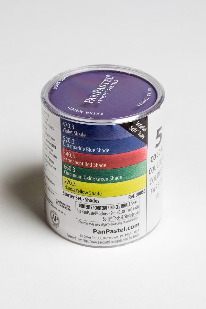 PanPastel Set - 5 Color Set - Starter Shades - The Merri Artist - merriartist.com
