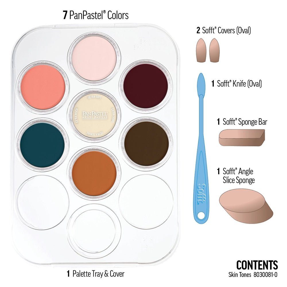 PanPastel Set - 7 Skin Tones - The Merri Artist - merriartist.com
