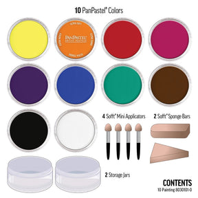 PanPastels 10 - Color Set - Painting - The Merri Artist - merriartist.com