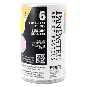 PanPastels 6 Color Set (with blending tools) - Pearlescent - The Merri Artist - merriartist.com