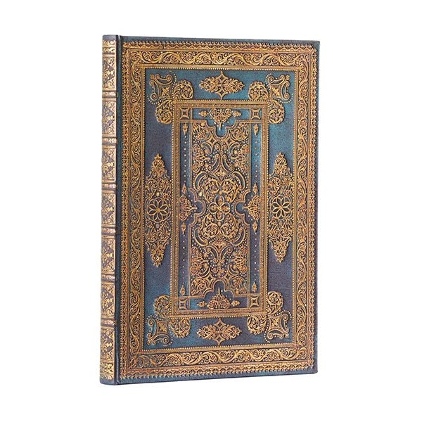 Paperblanks - Luxe Design - Blue Luxe Hardcover Journals Midi 144 pg Lined - The Merri Artist - merriartist.com