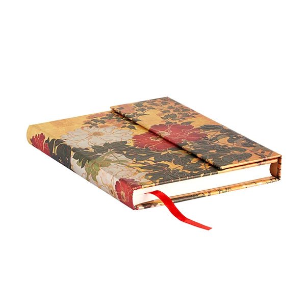 Paperblanks - Rinpa Florals - Natsu Hardcover Journals Midi 144 pg Lined - The Merri Artist - merriartist.com