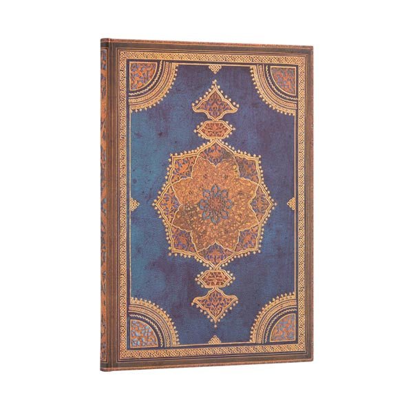 Paperblanks - Safavid Binding Art - Safavid Indigo Hardcover Journals Grande 128 pg Unlined - The Merri Artist - merriartist.com