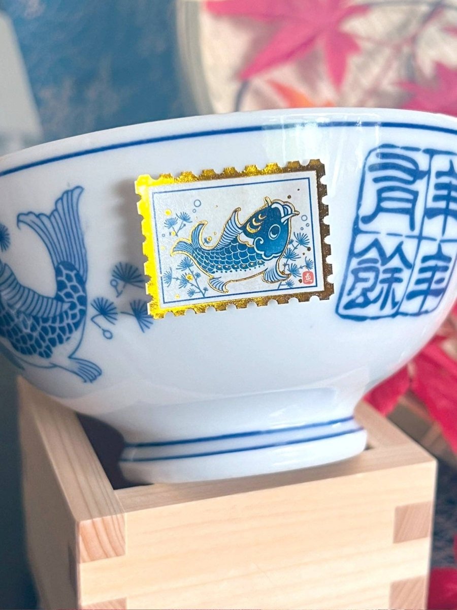 Pegushi - GOLD FOIL Porcelain Stamp Washi Tape - The Merri Artist - merriartist.com