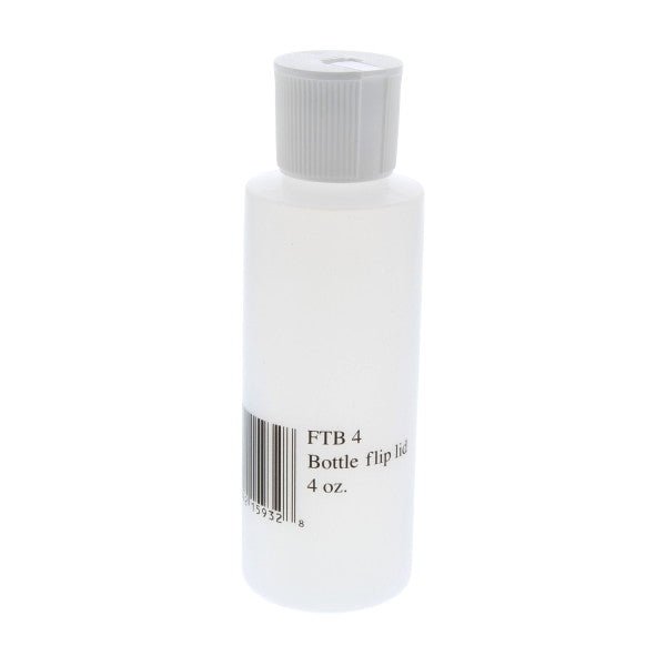 Pennco Empty Flip Top Plastic Bottle, 4 oz. - The Merri Artist - merriartist.com