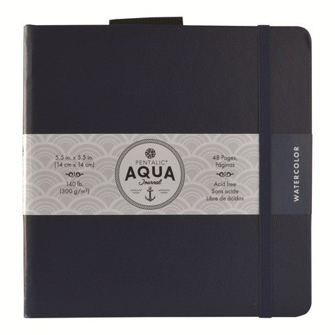 Pentalic Aqua Journal 5.5x5.5 inch - The Merri Artist - merriartist.com
