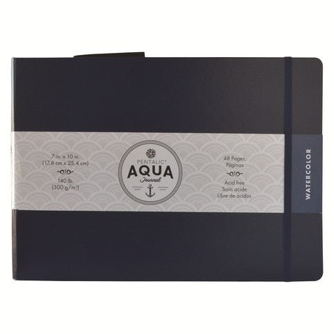 Pentalic Aqua Journal 7x10 inch - The Merri Artist - merriartist.com