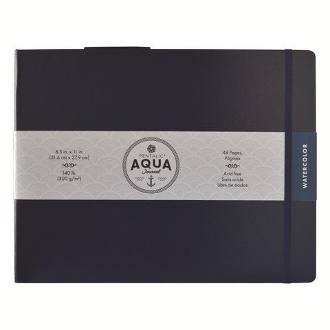 Pentalic Aqua Journal 8.5x11 inch - The Merri Artist - merriartist.com