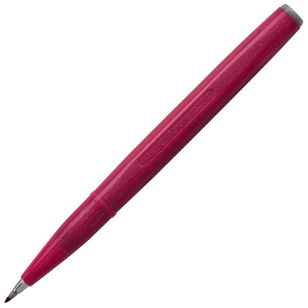 Pentel Brush Sign Pen - Burgundy - The Merri Artist - merriartist.com