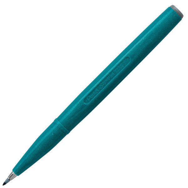 Pentel Brush Sign Pen - Turquoise Green - The Merri Artist - merriartist.com