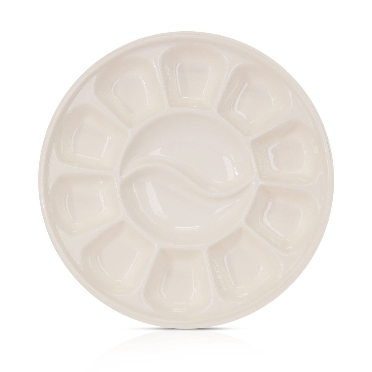 Pintar Art Supply - Pintar 12 Well Round Ceramic Watercolor Paint Palette Tray - The Merri Artist - merriartist.com