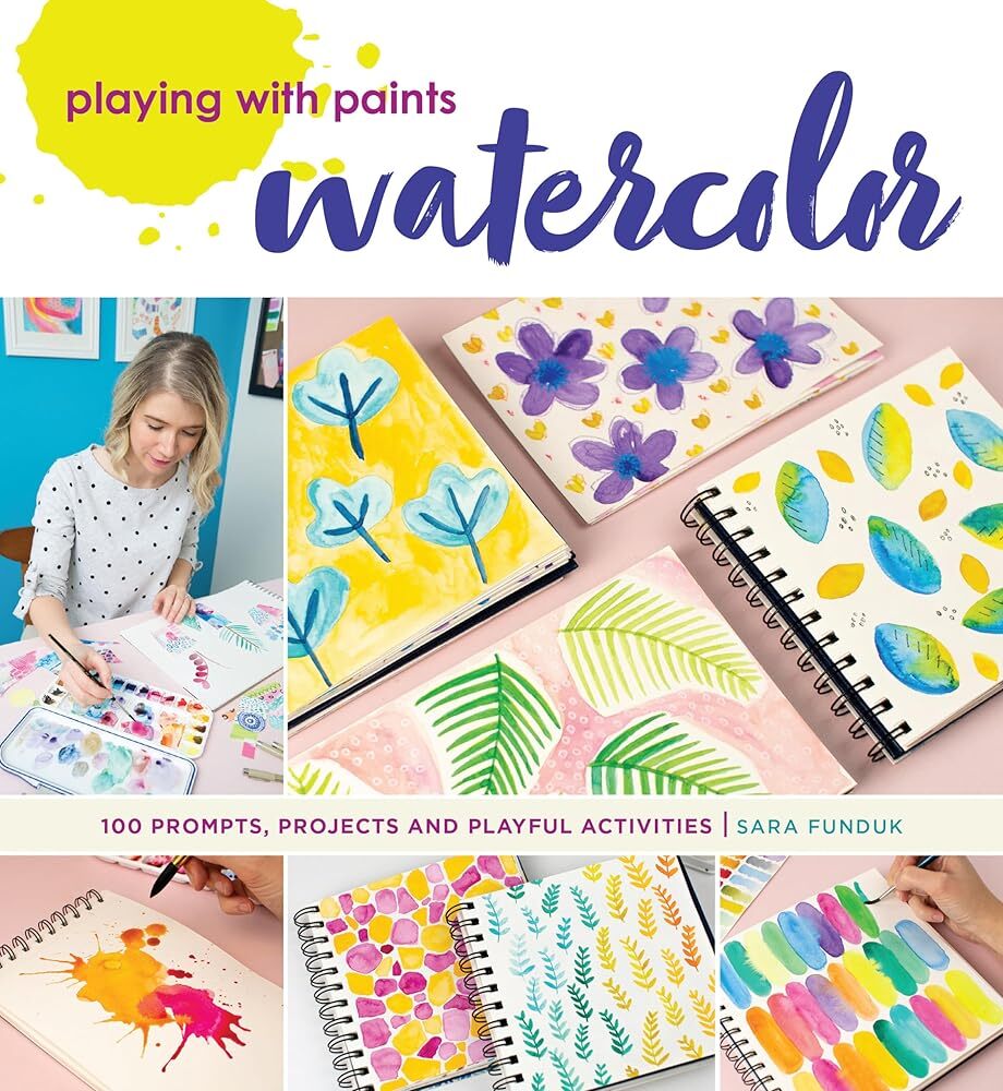 Playing with Paints - Watercolor: 100 Prompts Projects and Playful Activities - The Merri Artist - merriartist.com