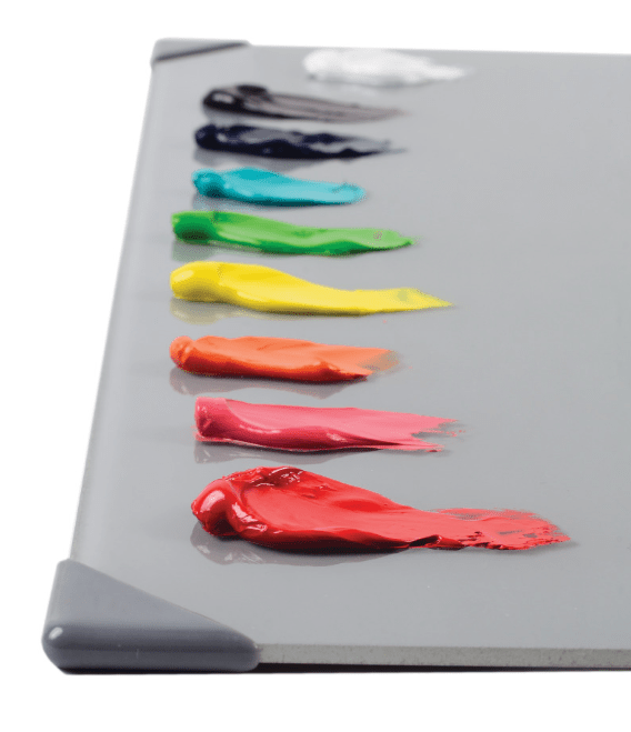 POSH table top palette Glass Grey 12x16 - The Merri Artist - merriartist.com