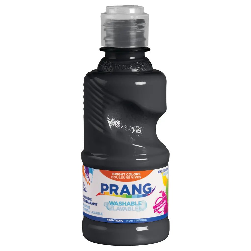 Prang Washable Ready - to - Use Tempera Paint 8 oz - Black - The Merri Artist - merriartist.com