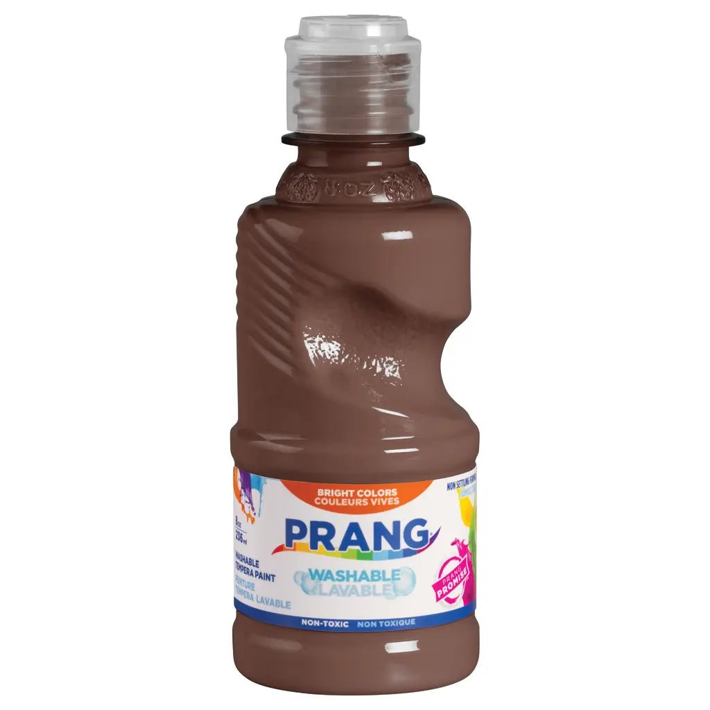 Prang Washable Ready - to - Use Tempera Paint, 8 oz - Brown - The Merri Artist - merriartist.com