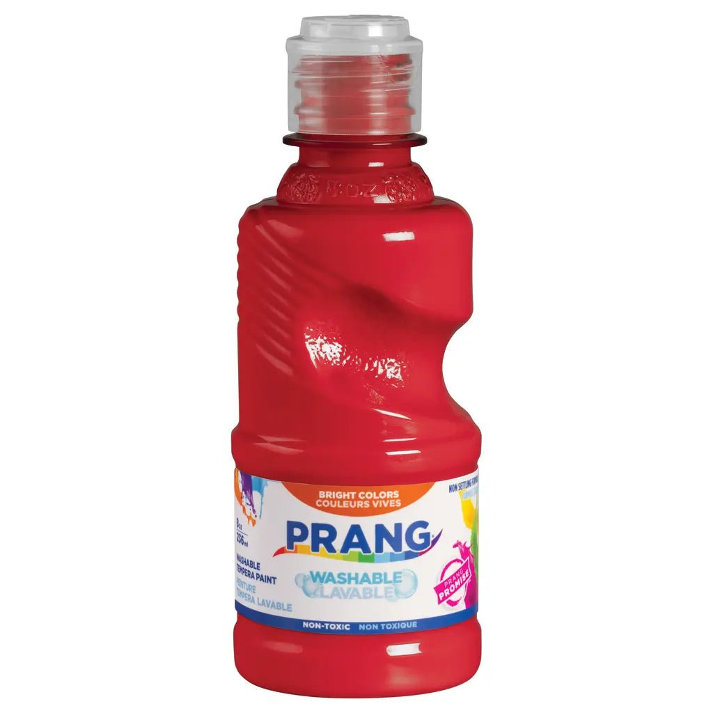 Prang Washable Ready - to - Use Tempera Paint, 8 oz - Red - The Merri Artist - merriartist.com