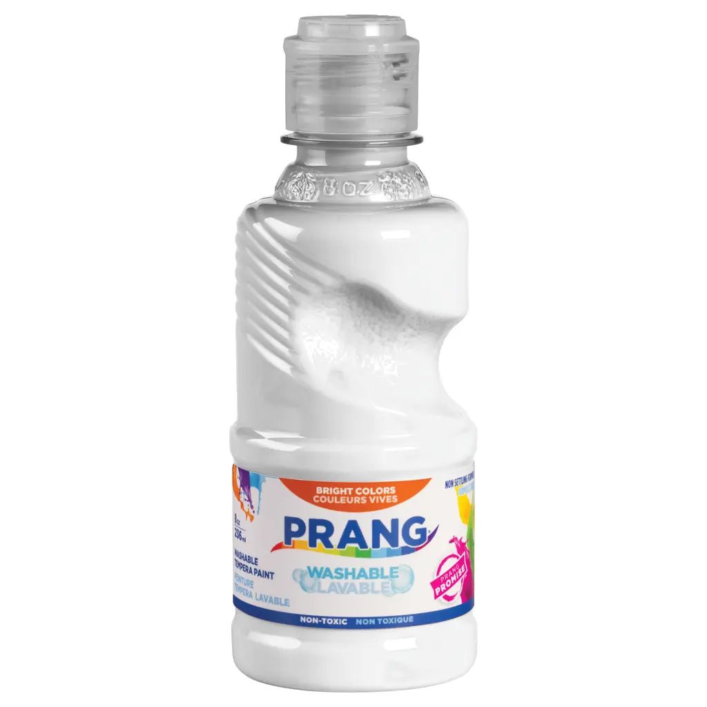 Prang Washable Ready - to - Use Tempera Paint, 8 oz - White - The Merri Artist - merriartist.com