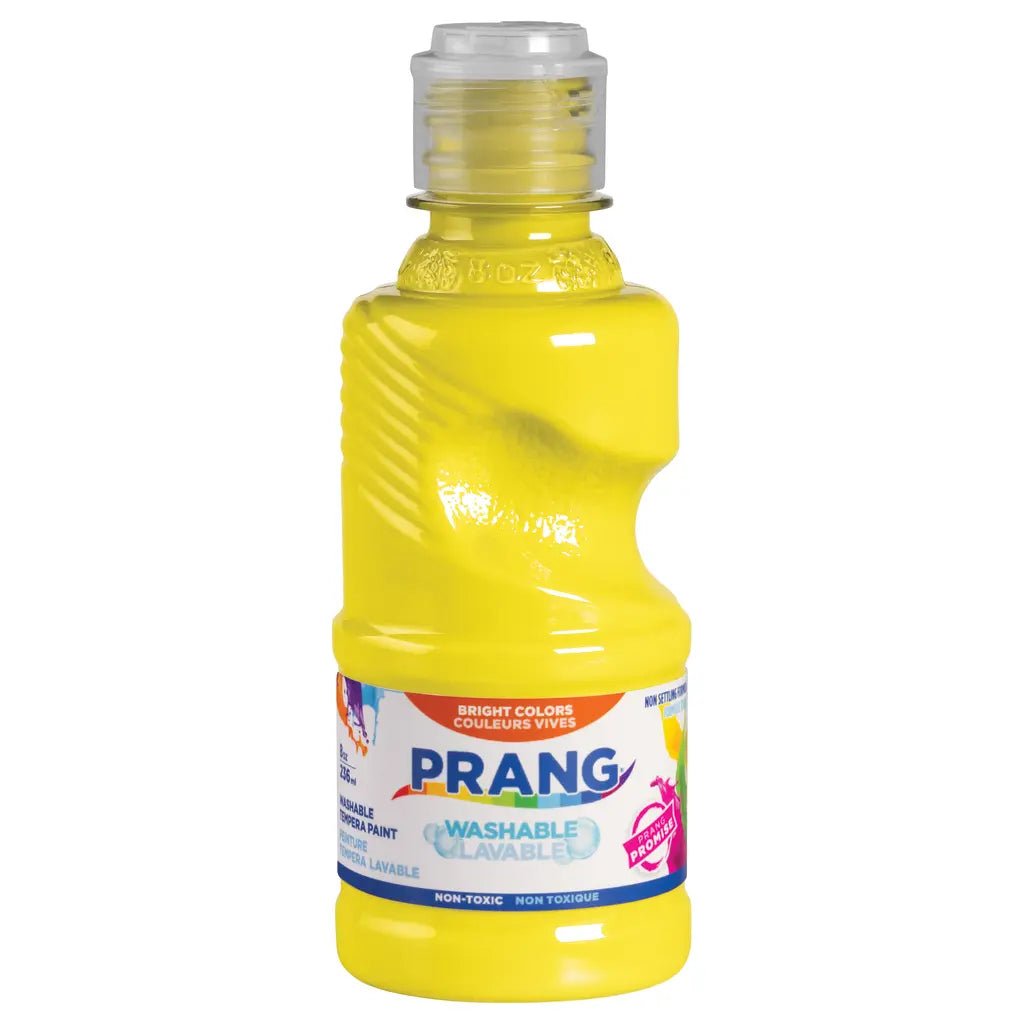 Prang Washable Ready - to - Use Tempera Paint, 8 oz - Yellow - The Merri Artist - merriartist.com