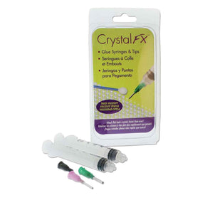 Precision Glue Applicators for Thick Glues (like E6000) - 4 x 5cc Syringes, 4 Applicators, 2 Caps - The Merri Artist - merriartist.com