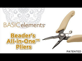 Beadsmith Beader's All-in-One Pliers : Round nose, chain nose, Crimper & Cutter